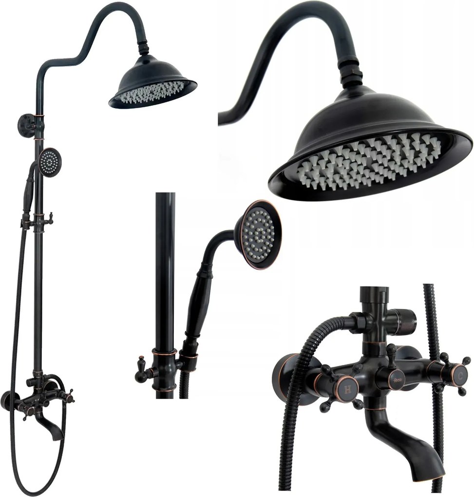 Doucheset Rea Retro Old Black