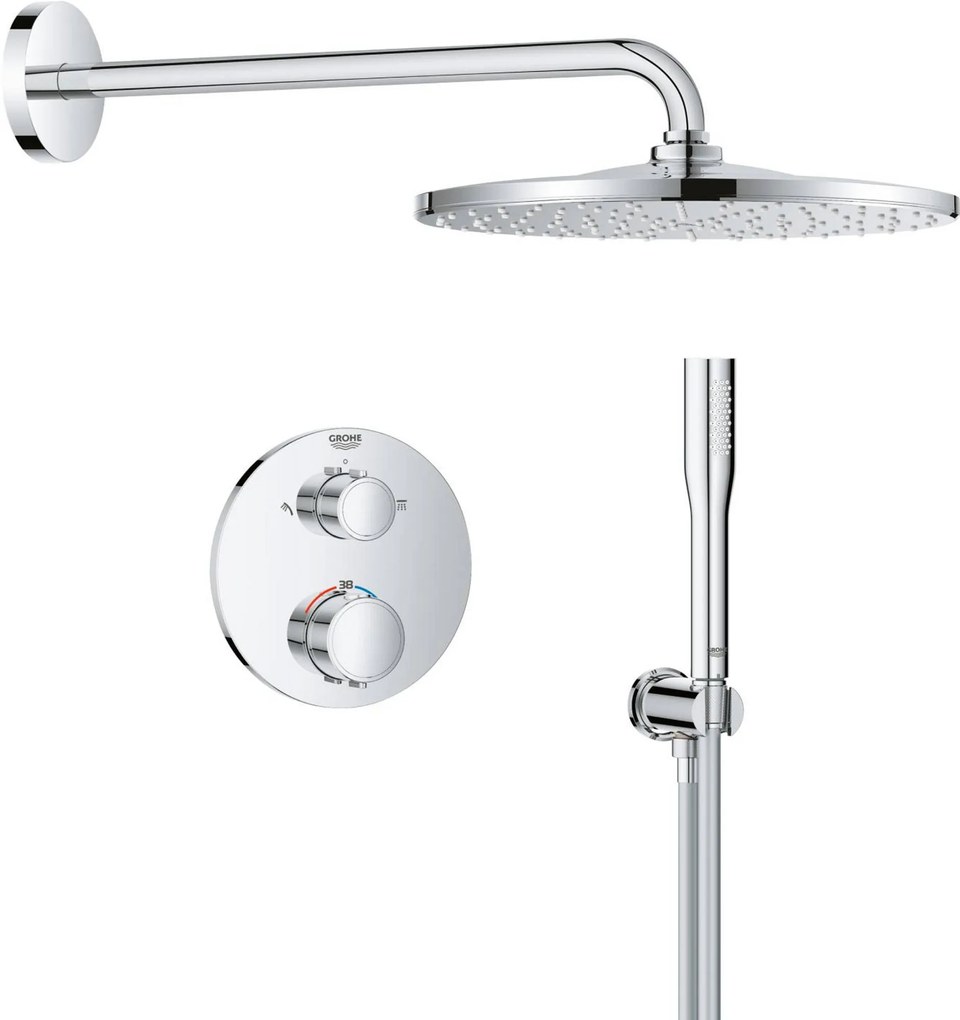 Grohe Precision inbouw regendoucheset Mono 310 chroom rond