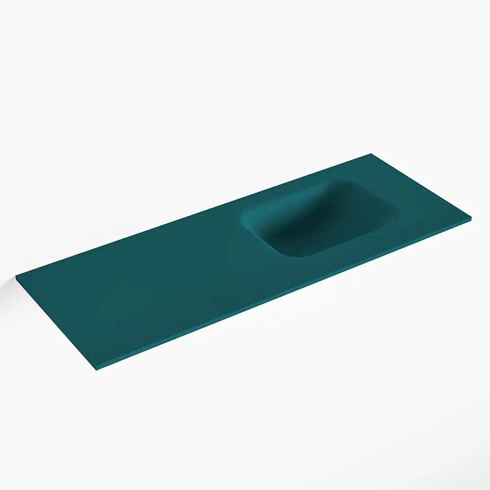 MONDIAZ LEX Smag solid surface inleg wastafel voor toiletmeubel 80cm. Positie wasbak rechts