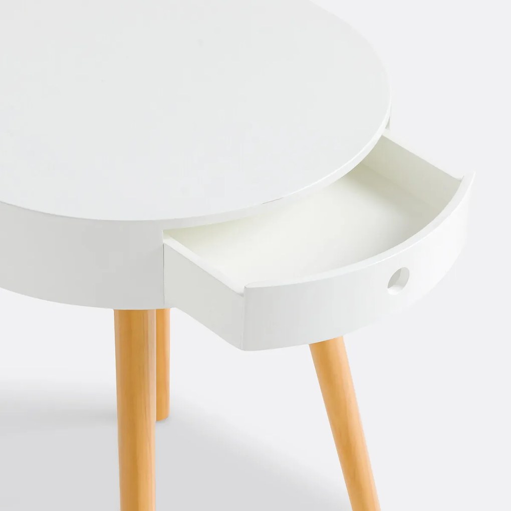 Rond nachtkastje Selisa