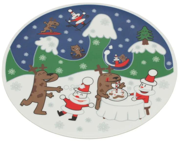 Kerstbord Happy Snowtime Amgi48 Door Massimo Giacon