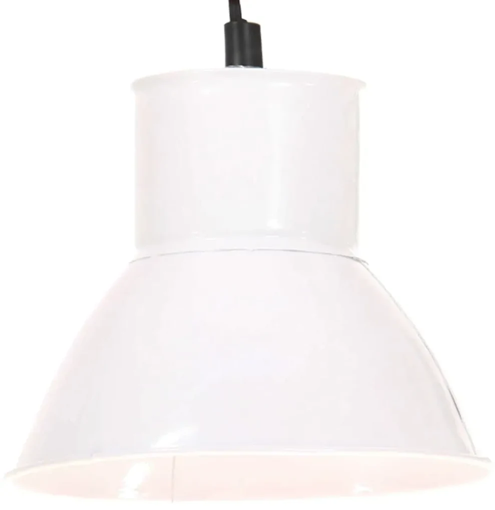 vidaXL Hanglamp rond 25 W E27 48 cm wit