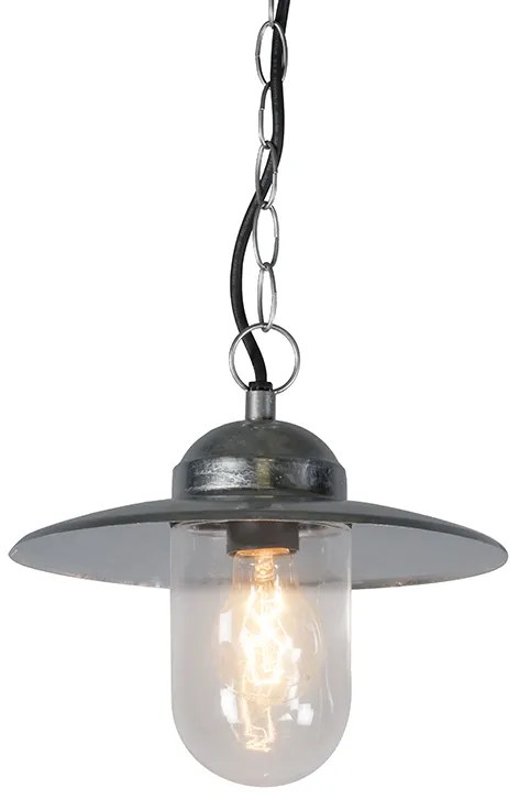 Industriële hanglamp zink IP44 - Munich