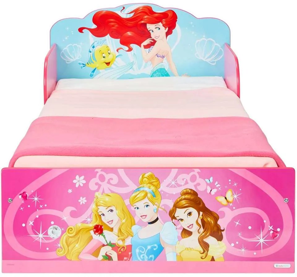 Bed Disney Princess - roze - 143x77x59 cm - Leen Bakker