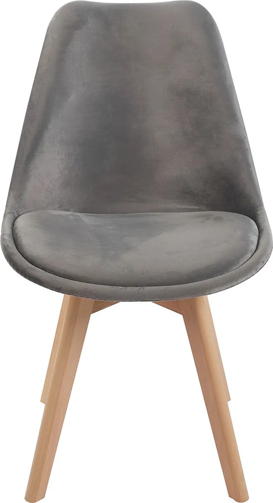 Set 4 Synk Fluwelen Stoelen