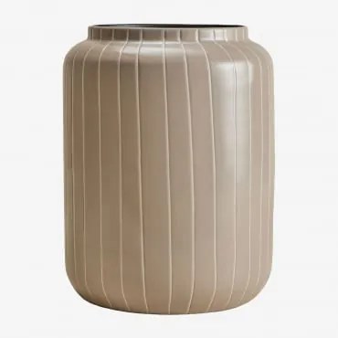 Beker Van Ijzer Bieberlis ↑30 Cm & Tapioca Beige - Sklum