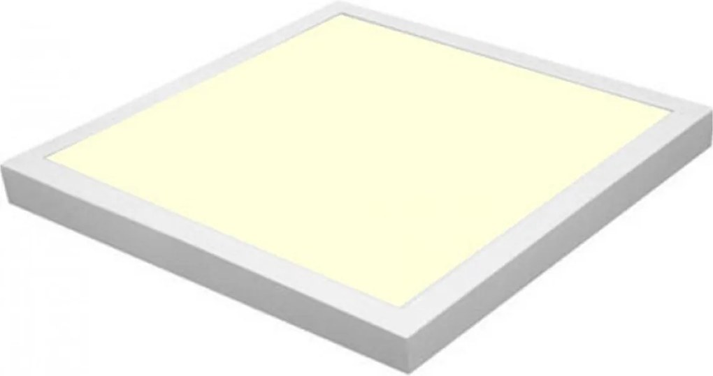 LED Paneel 40x40 Warm Wit 3000K 32W Opbouw Vierkant Mat Wit Aluminium