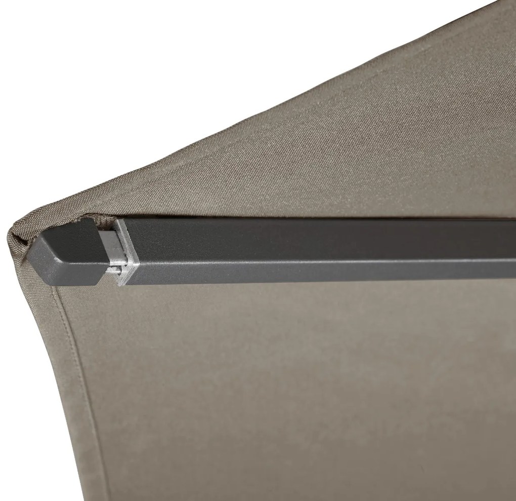 Platinum Riva stokparasol 3 m. rond - Teak Taupe