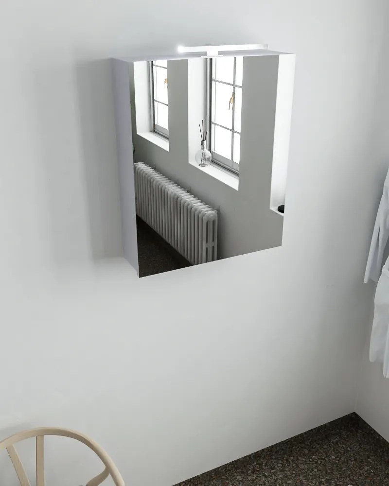 Mondiaz Cubb spiegelkast 50x70x16cm kleur cale met 1 deur