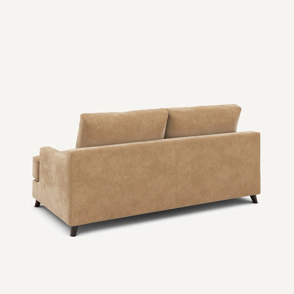 3-zits slaapbank van stonewashed fluweel, ALWINE