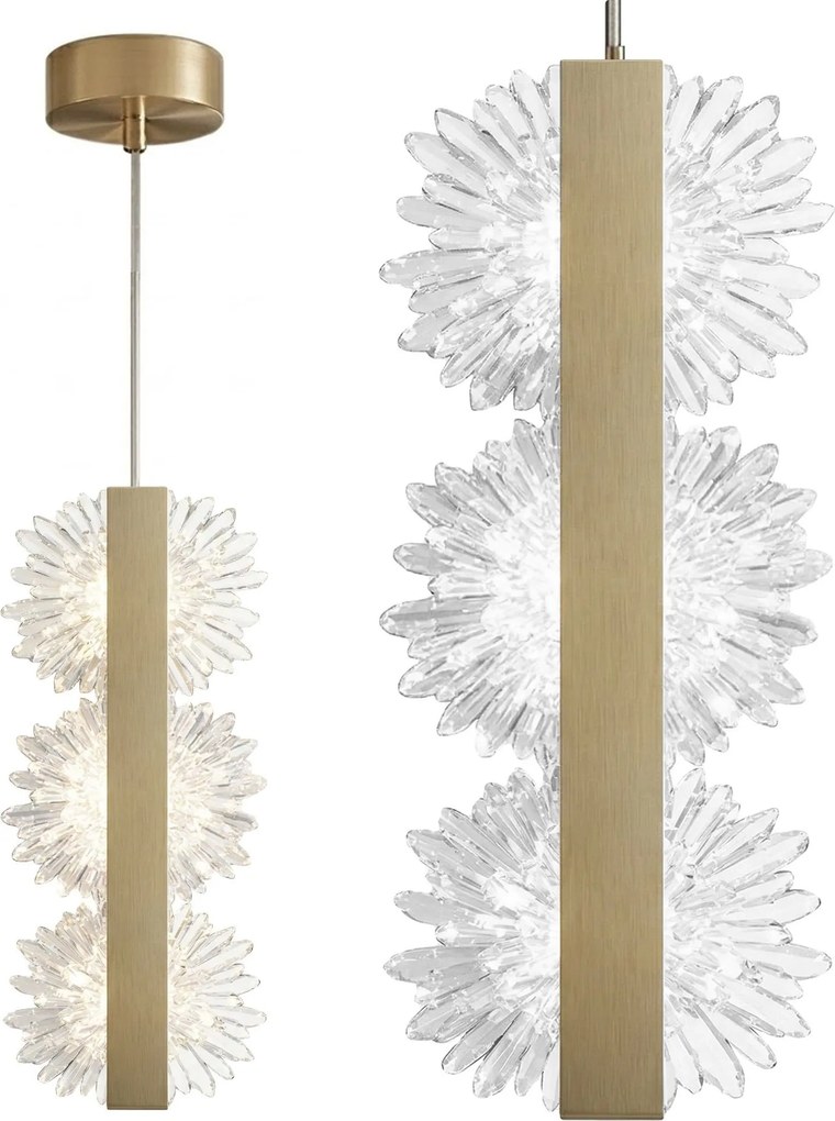 Lamp LED G150-3CP Gold Brush
