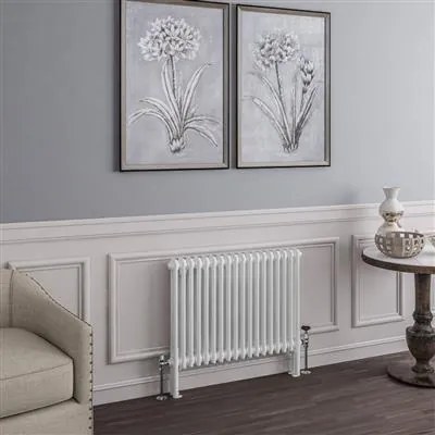 Eastbrook Imperia 2 koloms radiator 85x60cm 1143W wit glans