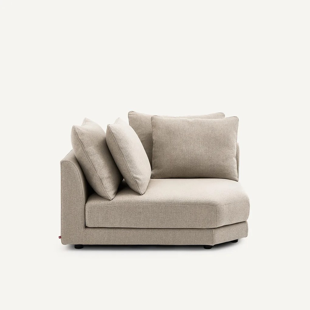 Modulair hoekbank in tweed, TIBERIO