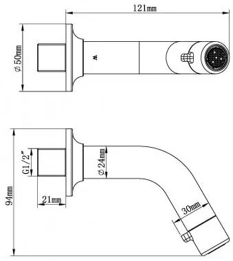 Mueller Liga toiletkraan PVD-coating chroom