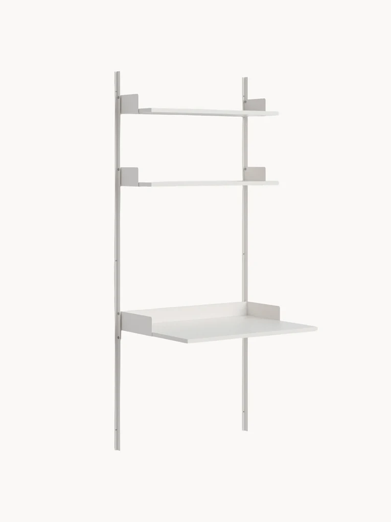Wandbureau New Works met planken