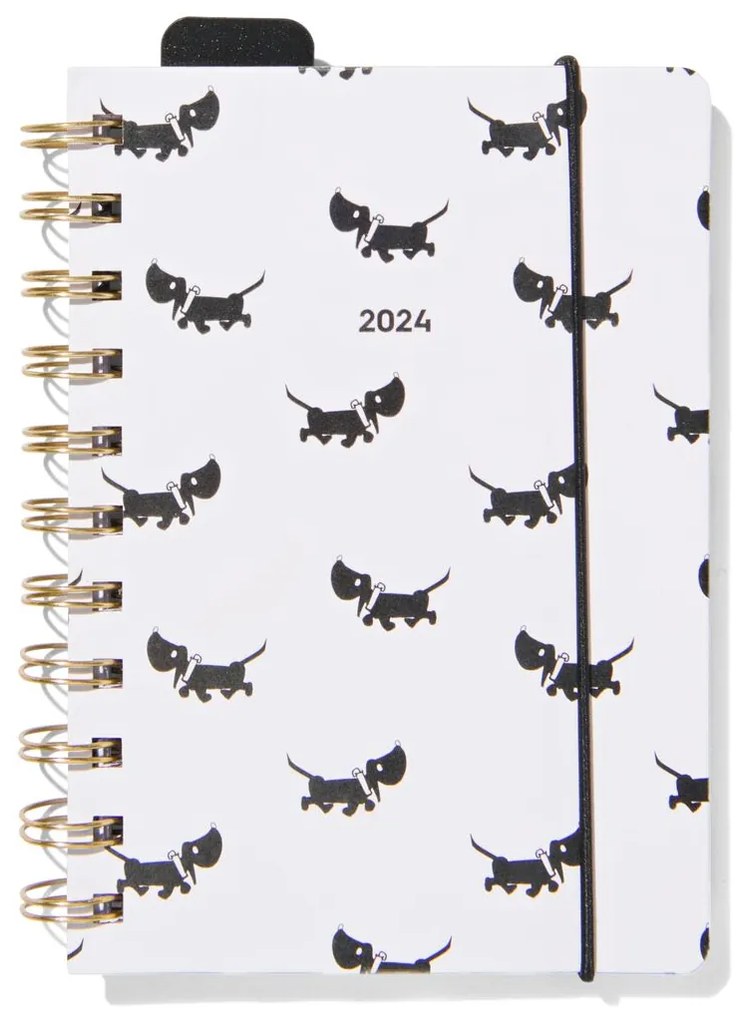 HEMA Agenda Met Spiraal 2024 Takkie 14.8x10.5
