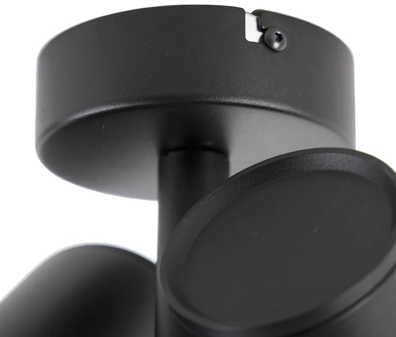 Design spot zwart 2-lichts - Scopio Honey