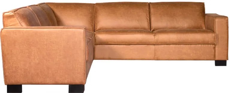 Hoekbank - Shuffle - links - stof Missouri cognac 03