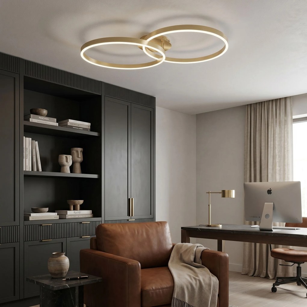 Plafondlamp LED SWE062-C BRUSH GOLD