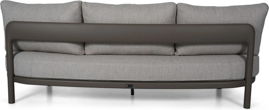 Stoel en Bank Loungeset 5 personen Aluminium Taupe Santika Furniture Santika