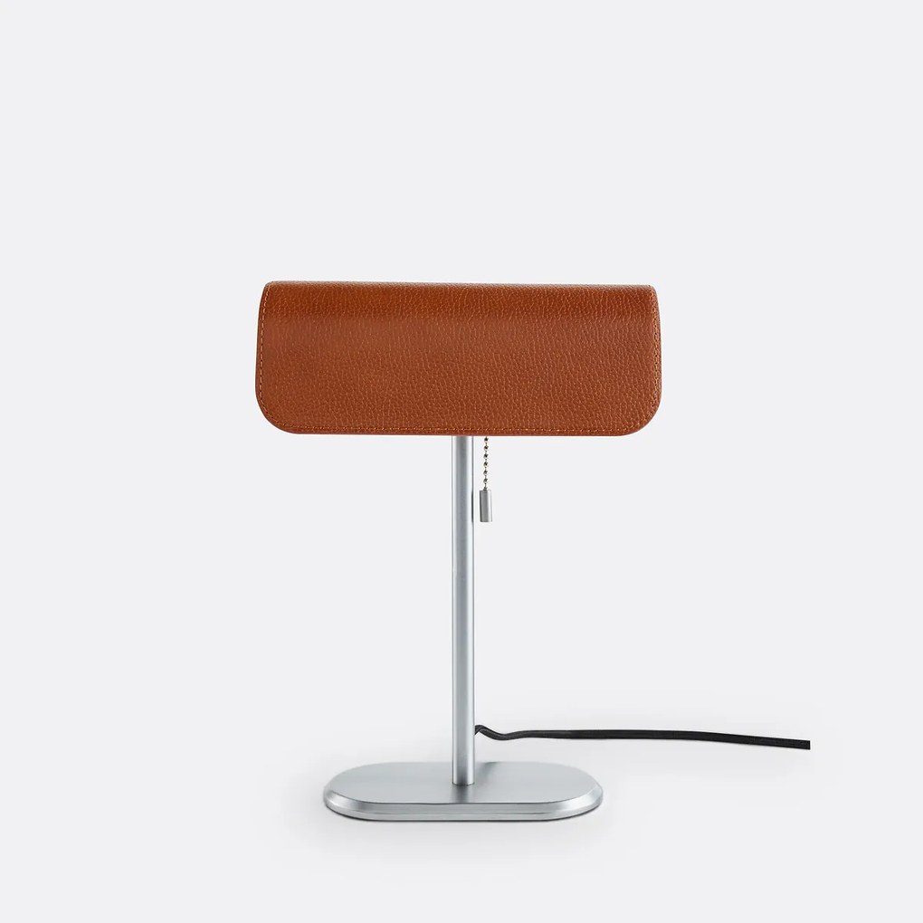 Bureaulamp van verchroomd ijzer, Vilmo