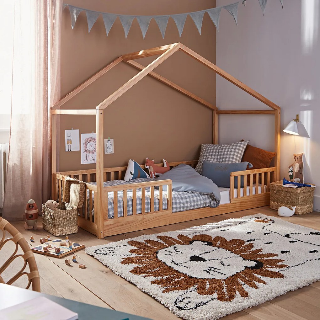 Kinderbed in massief dennenhout, Spidou