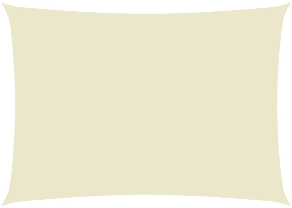 vidaXL Zonnescherm rechthoekig 2x4,5 m oxford stof crèmekleurig