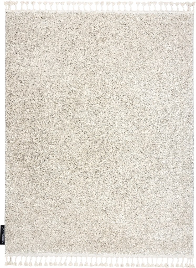 Tapijt BERBER 9000 crème rand , Barber, marokkaanse shaggy - TWEEDE-KLASSE PRODUCT