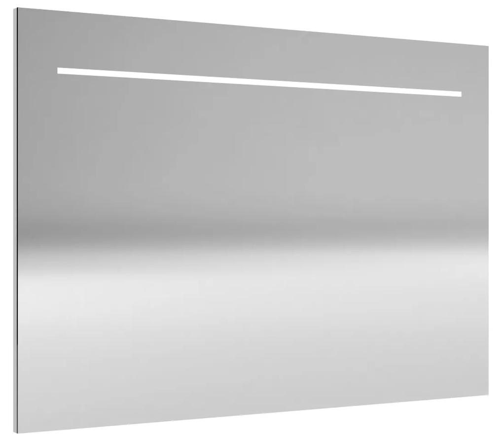 Spiegel Allibert Deli LED Verlichting Bovenzijde 90x70 cm Aluminium Profiel