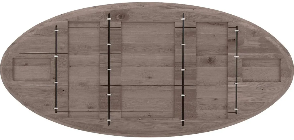 Goossens Excellent Eettafel Gs-1302, Ovaal 240 x 130 cm