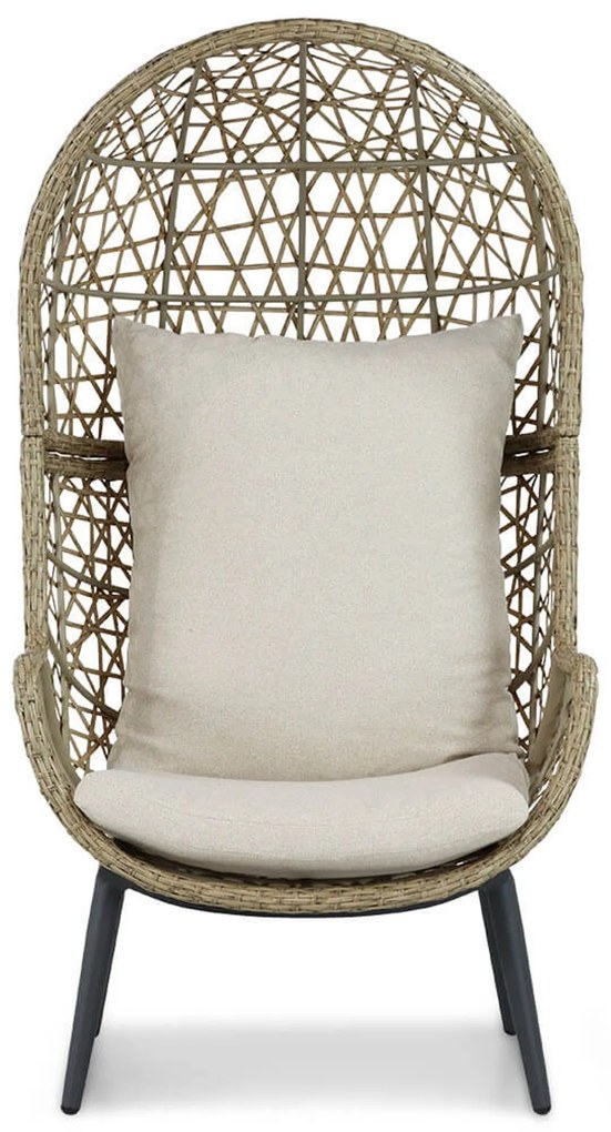 Coco Corso Strandstoel Aluminium/wicker Taupe