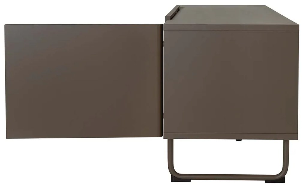 Tenzo Parma Mat Taupe Tv-meubel - 146x43x51cm.