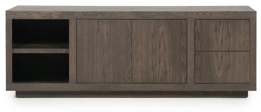 Modern Dressoir Bruin Eiken - 200x42x70cm.