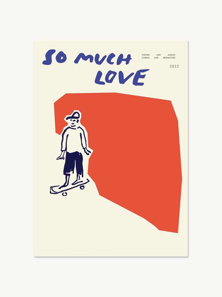 Poster So Much Love Skateboard
