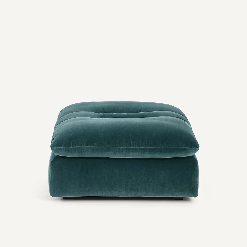 Modulaire fluwelen voetensteun, GIULIANO