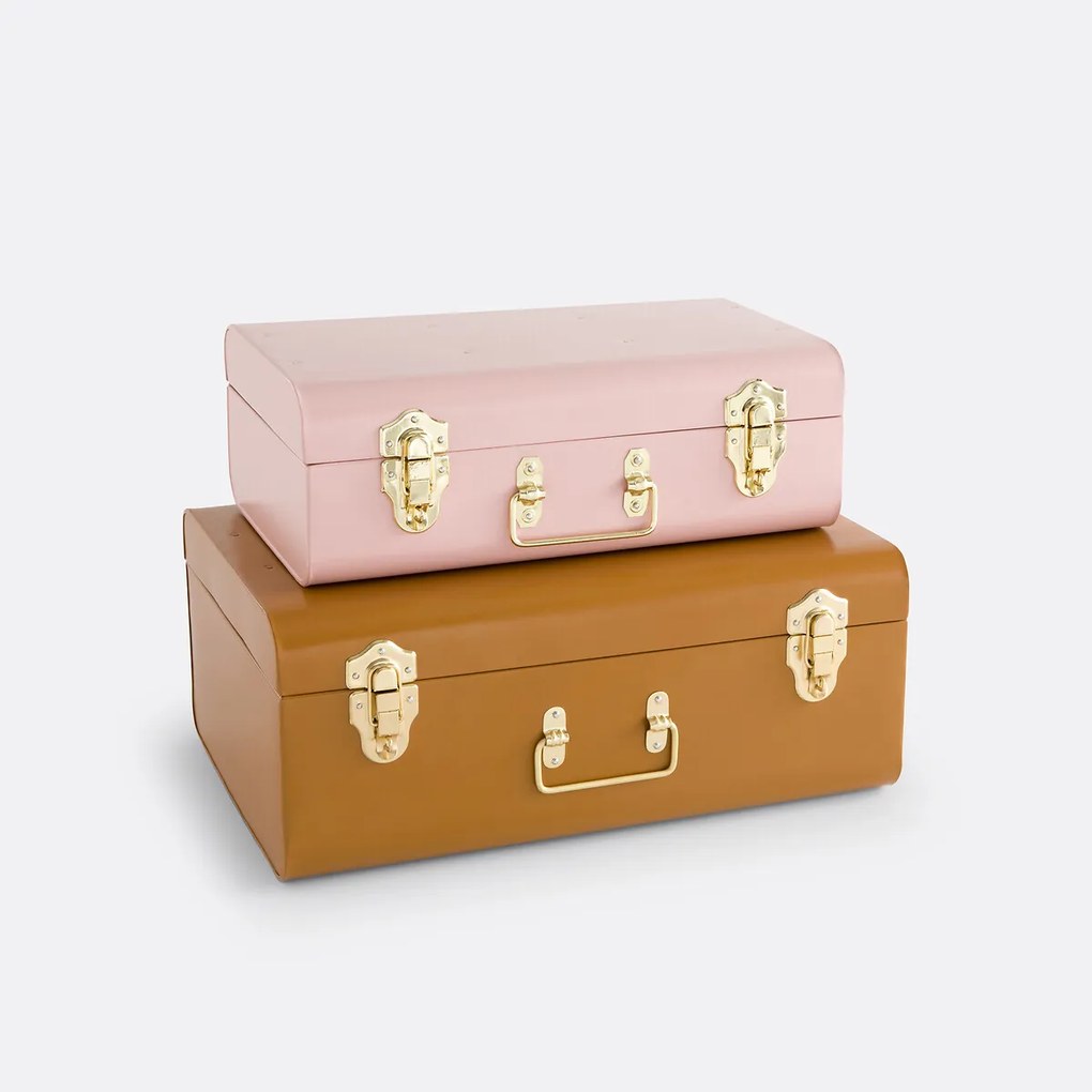 Set van metalen koffers, Masa