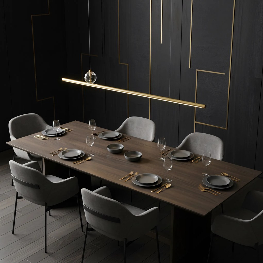 Lamp LED APP1778-CP Brush Gold