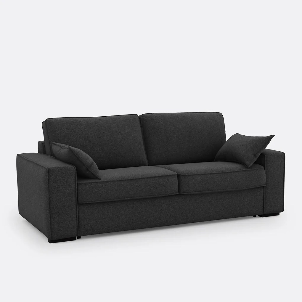 Slaapbank in polyester, premium HR-schuim, Cecilia
