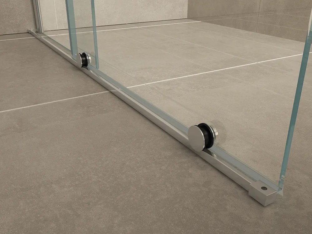 Mueller inloopdouche schuifdeur op rail 100x200cm