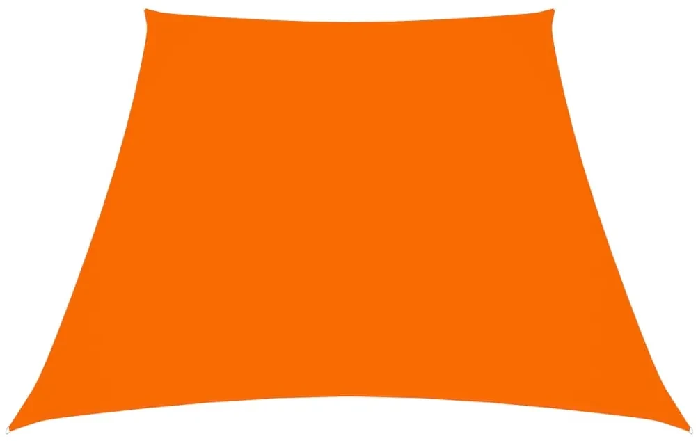 vidaXL Zonnescherm trapezium 3/4x3 m oxford stof oranje