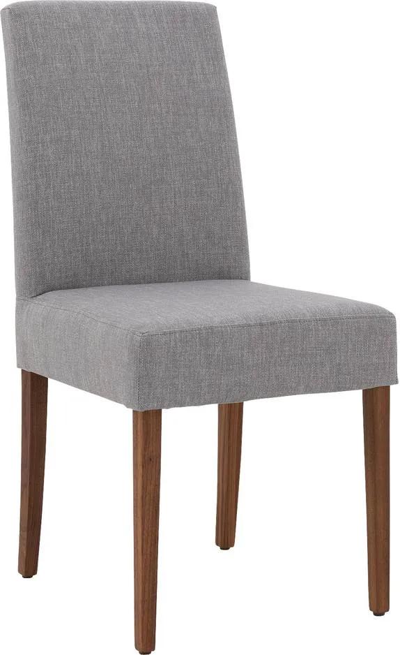 Goossens Eetkamerstoel Vasso Chair grijs stof stijlvol landelijk
