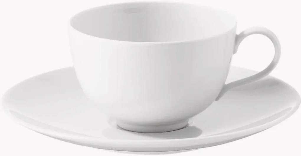 Handgemaakte porseleinen koffiekopjes Urbino met schoteltjes, 2-delig