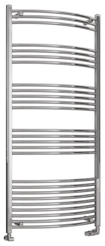 Eastbrook Wendover gebogen handdoekradiator 75x160cm 655W chroom