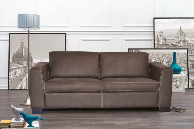 Tweedekans - 2 zitsbank - Polka - leer Colorado bruin 04