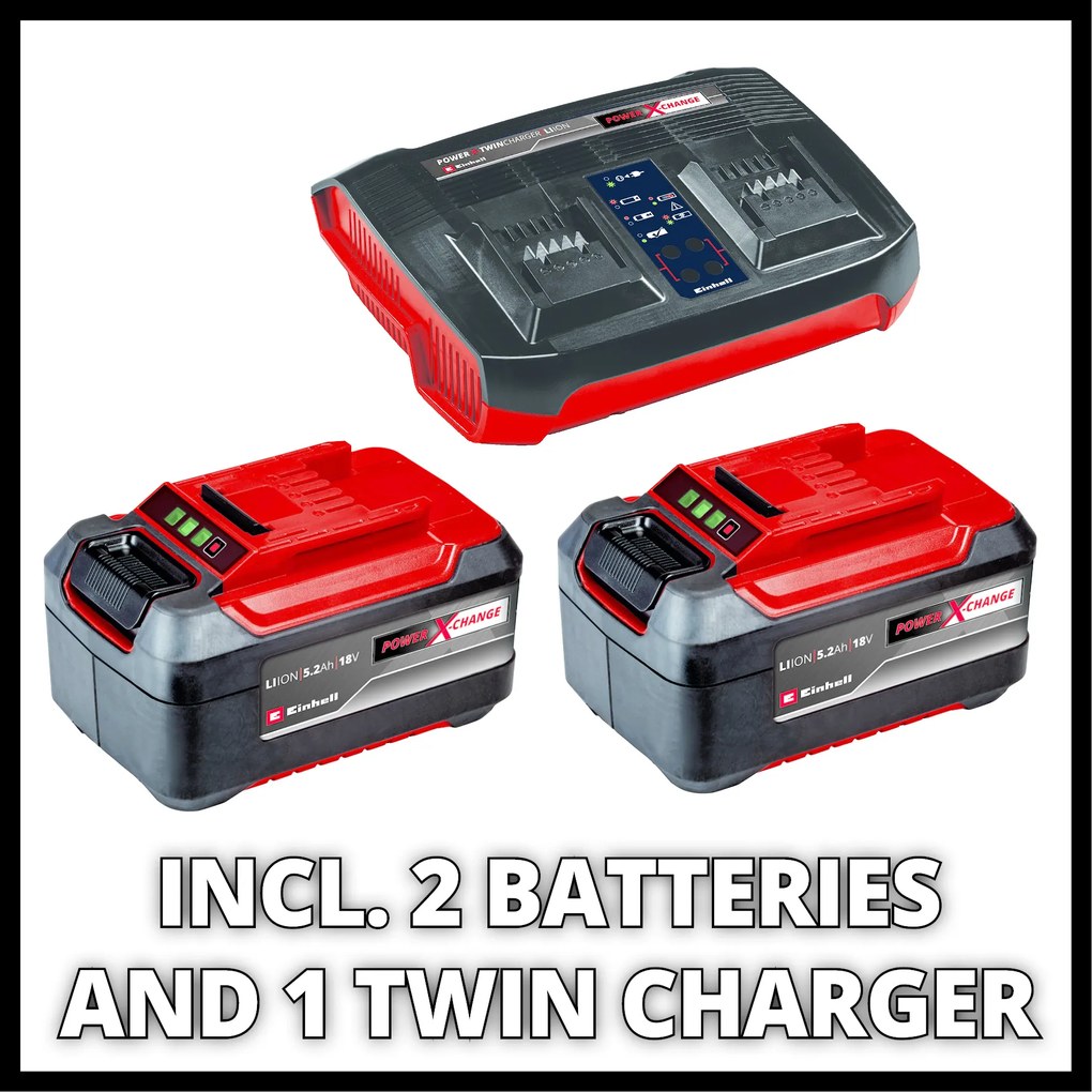 Einhell RASARRO 36/42 Li BL Kit (2x5,2Ah) Accu grasmaaier