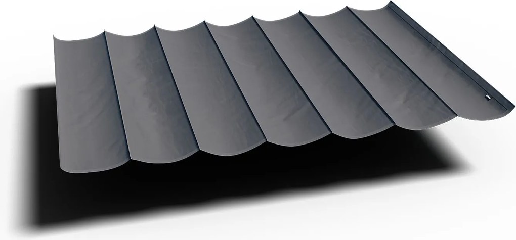 Platinum schaduwdoek Prosail - harmonica - 397 op 297 cm - antraciet