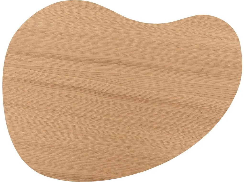 Goossens Salontafel Zyan organisch, hout eiken blank, modern design, 76 x 36 x 69 cm