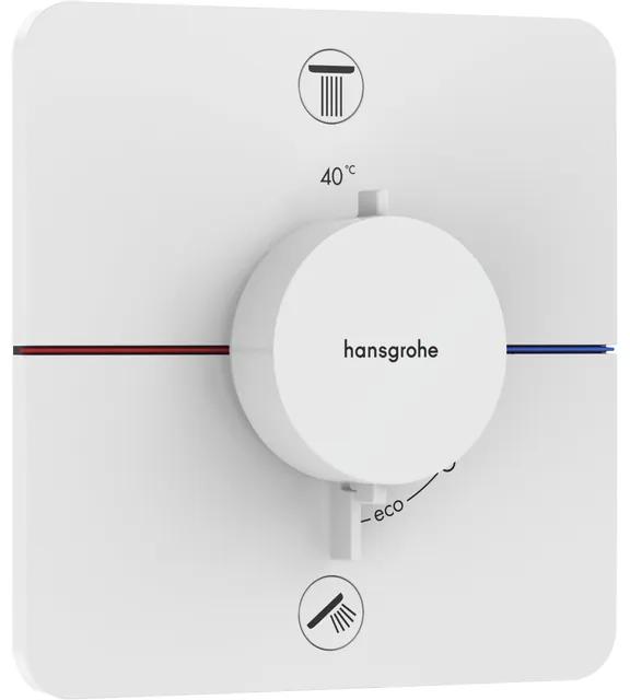 Hansgrohe Showerselect thermostaat inbouw voor 2 functies matwit 15586700