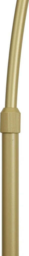Design booglamp goud incl. LED 3-staps dimbaar - Anello