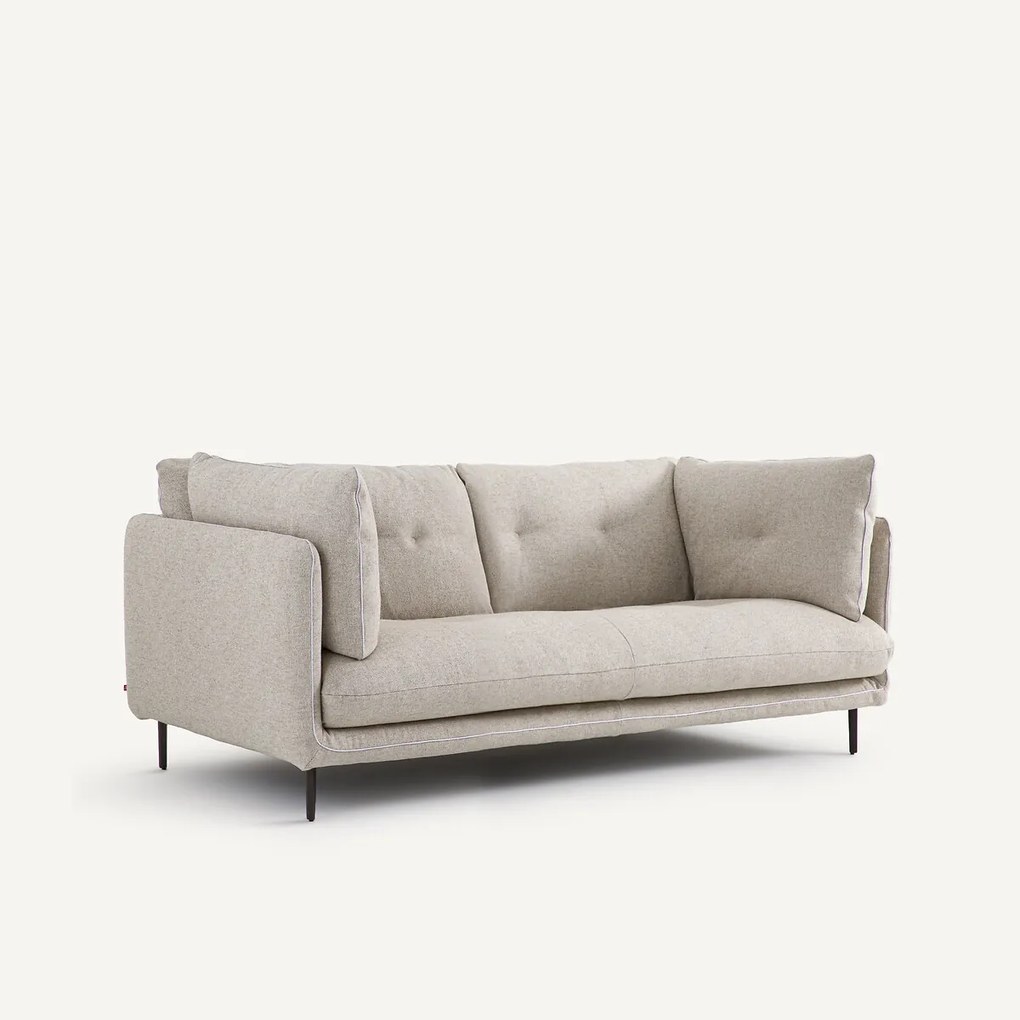 2-zitsbank in structuurviscose en linnen, BOTERO